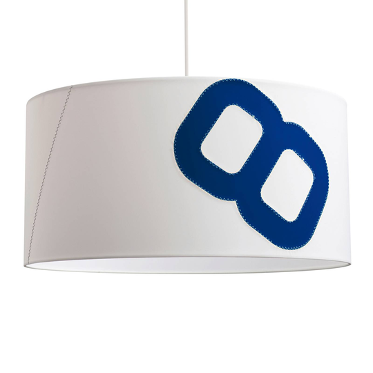 Riippuvalo Heimathafen purjekangas 60cm valko-sini