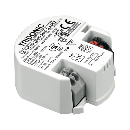 TRIDONIC-LEDmuuntaja LC 14W 250-350mA flexC R ADV2