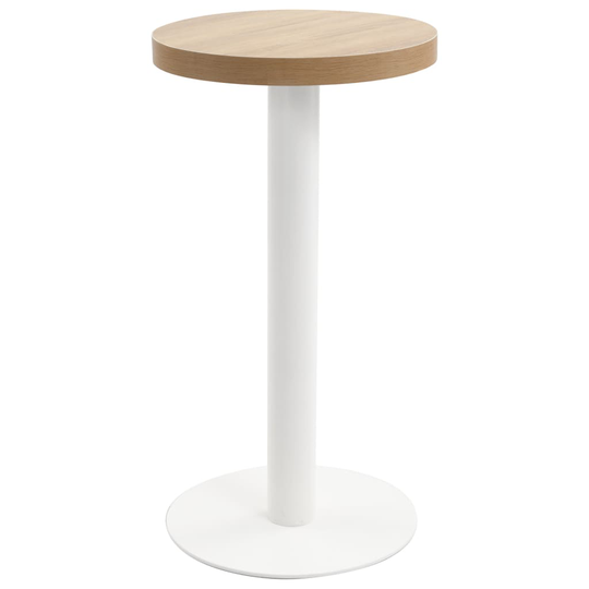 vidaXL Bistropöytä vaaleanruskea 40 cm MDF