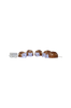 Ulkokoriste Crystalo 6,5 cm Ruskea