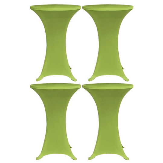 vidaXL Venyvä pöydänsuoja 4 kpl 70 cm vihreä