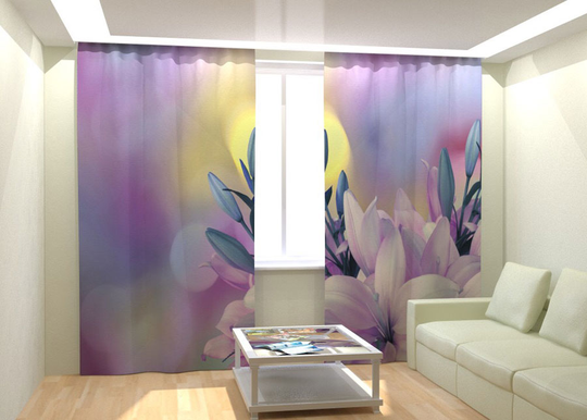 Kuvaverhot SOFT LILY 300x260 cm