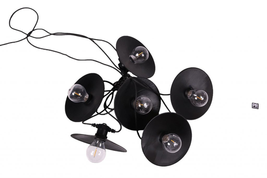 Donna light string (musta)