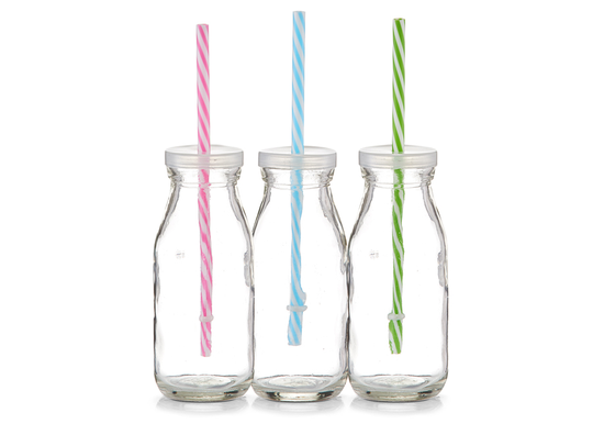Lasipullo+pilli 250ml