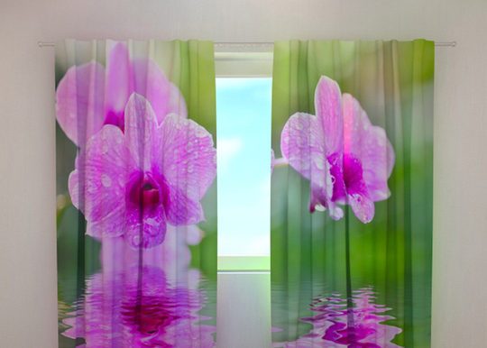 Pimentävä verho THREE ORCHIDS 240x220 cm