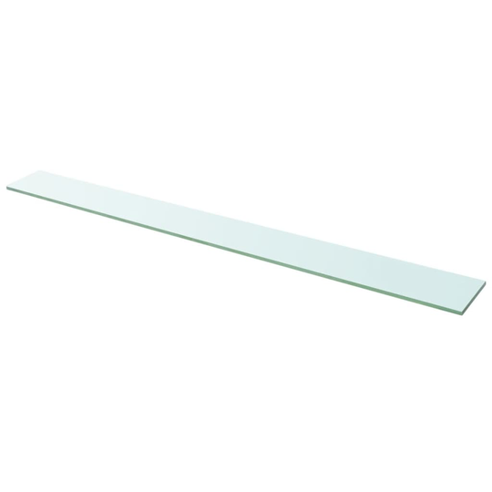 vidaXL Hyllypaneeli Kirkas Lasi 110x12 cm