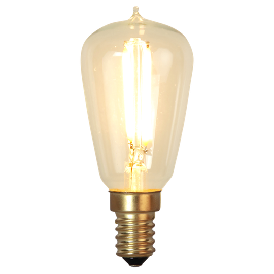 E14 Deco 1,8W dimbar LED (Läpinäkyvä)