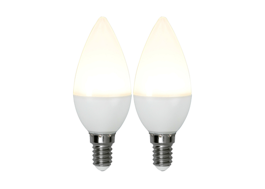 LED sähkölamppu E14 3 W (2 kpl)