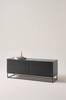 LYCKEBY TV-taso 42x140 cm Black mdf/ metal