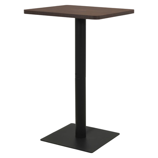 vidaXL Bistropöytä tumma tuhka 78,5x78,5x107 cm
