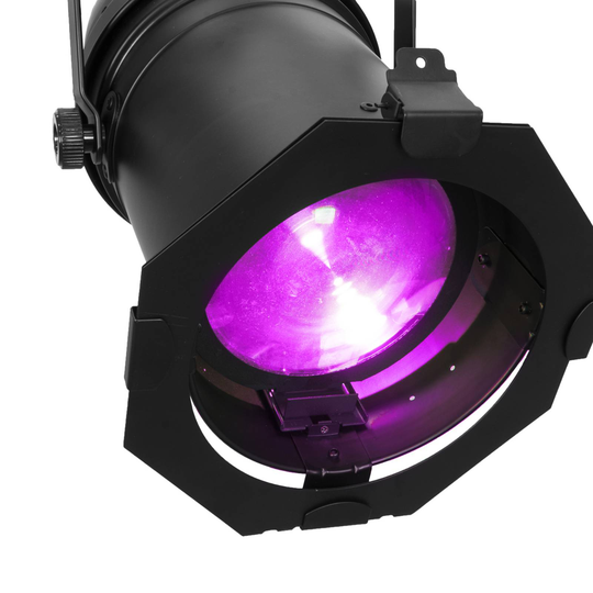 EUROLITE PAR-64 COB -valonheitin RGBW musta