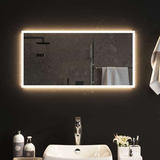 vidaXL LED-kylpyhuoneen peili 80x40 cm