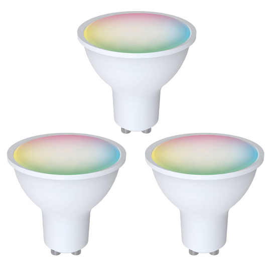 Denver SHL-450 GU10 5W LED-heijastin RGBW WLAN 3x