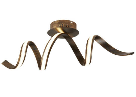 Twist ceiling light LED (Tan / ruskea)