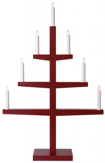 Tripp 7L tree candlestick grey (punainen)