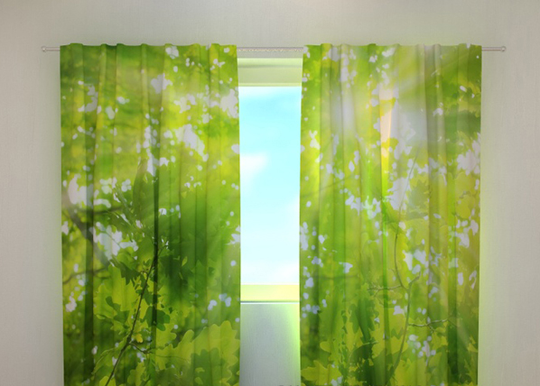 Pimentävä verho LEAVES 2, 240x220 cm