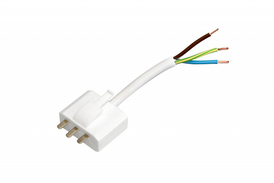 DCL 20cm cable EARTH (valkoinen)