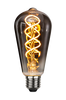 LED-lamppu E27 ST64 Decoled Spiral Smoke