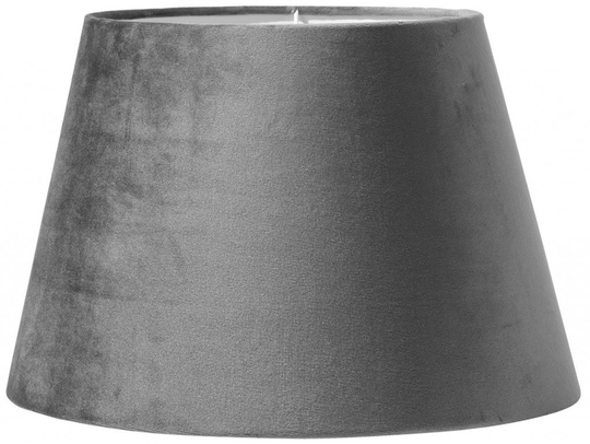 Oval velvet 20cm (harmaa)