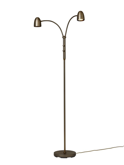 Koster dubbel floor lamp (oksidi)