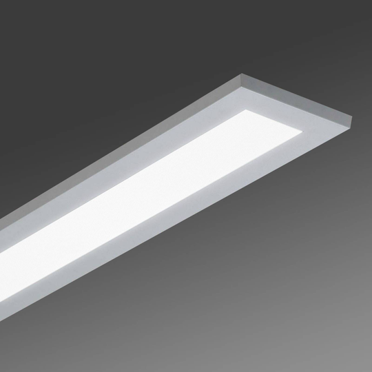 LAS01-LED-kattovalo pinta-asen. 3000K titaanihopea