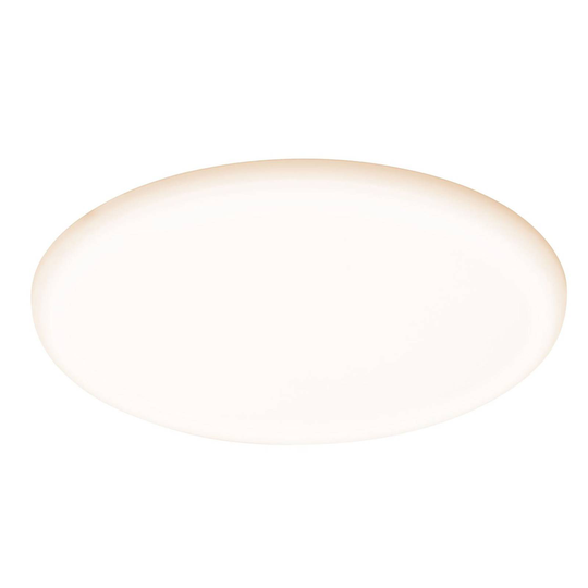 Paulmann-LED-paneeli Veluna 830, 3Stepdim, 21,5cm