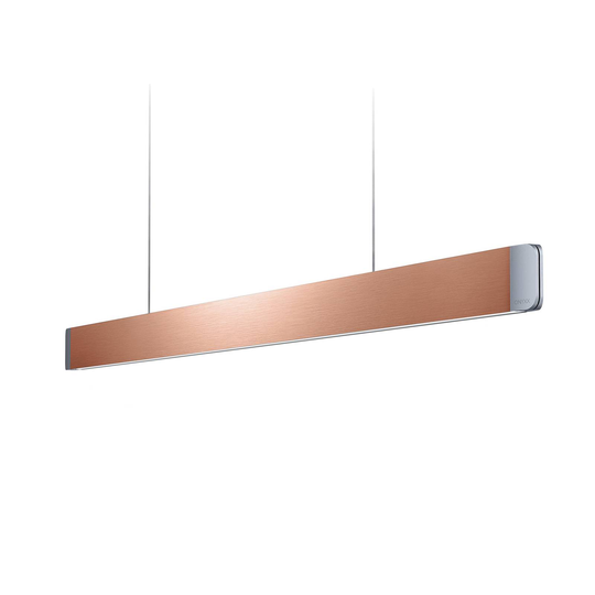 GRIMMEISEN Onyxx Linea Pro-riippuvalo kupari/hopea