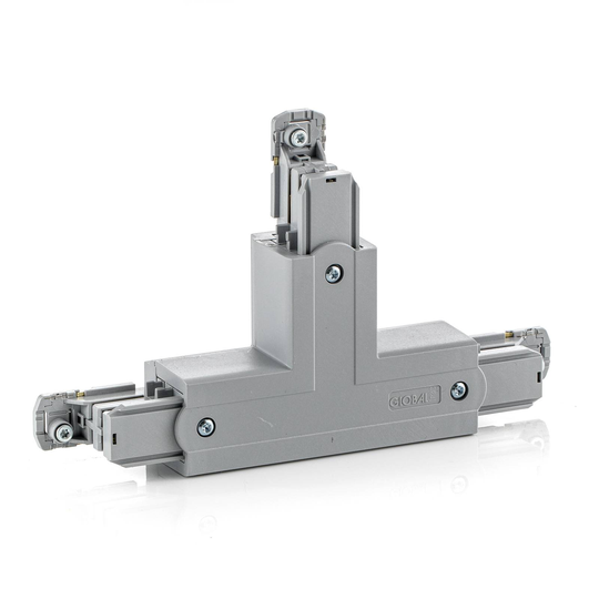 T-liitin Noa, suojaliitin (sisä), oikea, harmaa