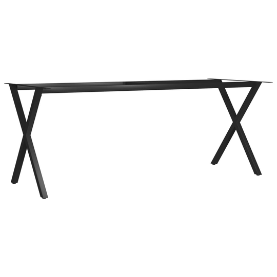 vidaXL Ruokapöydän jalat X-runko 180x80x72 cm