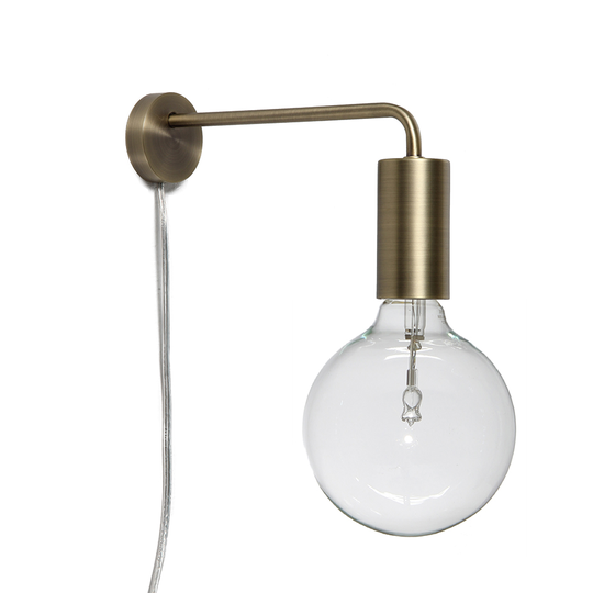 Cool wall light (antiikki messinki)