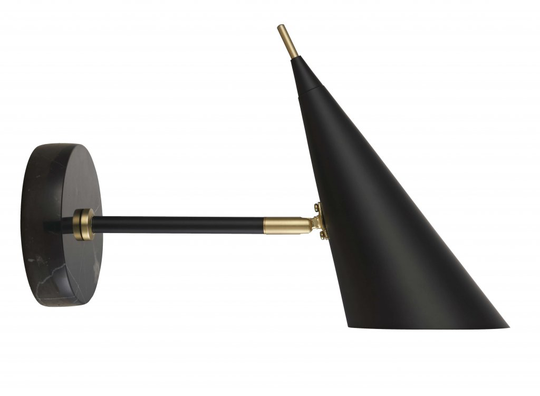 Direct wall light (musta)