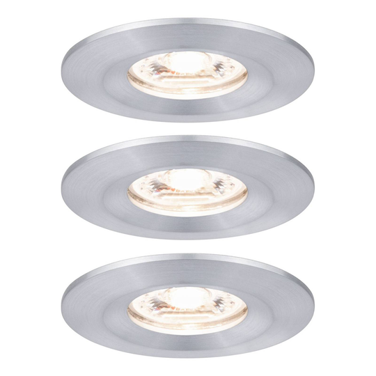 Paulmann Nova mini 3 kpl, IP44, alumiini
