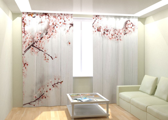 Kuvaverhot BLOOMING CHERY 300x260 cm