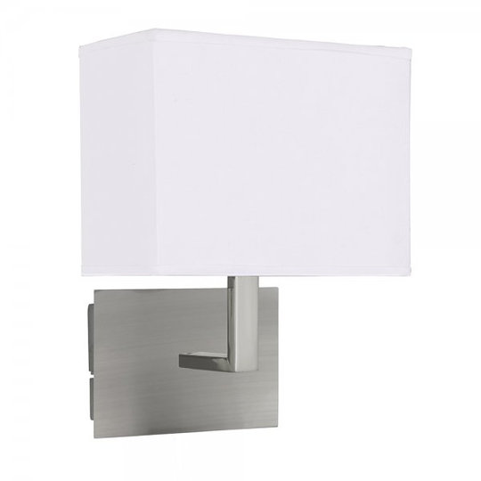 Rectangle wall light (Harjattu teräs)