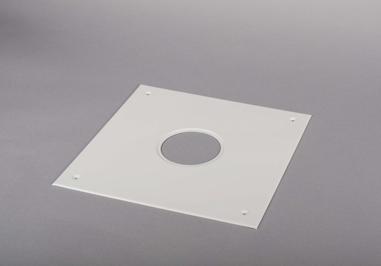 Cover frame 360x360 Ø108 White (Valkoinen)