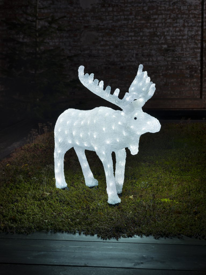 Moose acrylic 65cm LED (valkoinen)