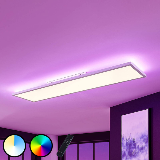 LED-paneeli Brenda CCT, kaukosäädin 29,5x119,5 cm