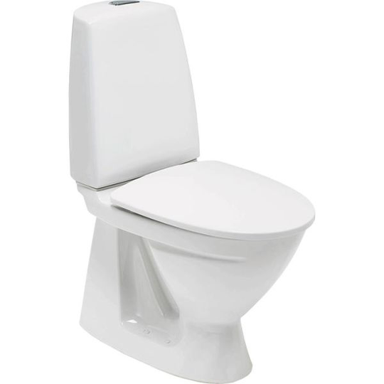 Ifö Sign 6860 WC-istuin valkoinen, S-lukolla, yksitoiminen huuhtelu