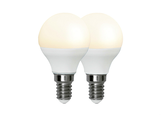 LED sähkölamppu E14 5,5 W (2 kpl)