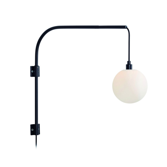 Buddy wall lamp (musta)