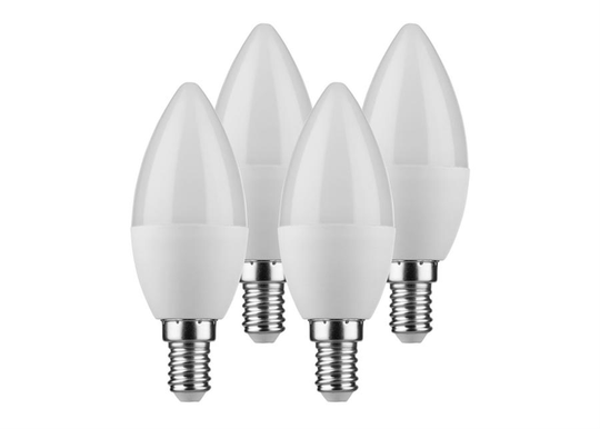 LED lamppu E14 5,5 W 4 kpl