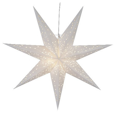 Galaxy paper star 60cm (valkoinen)