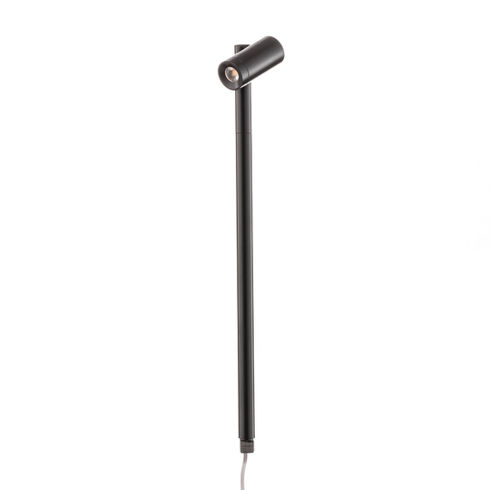 LED Mono Spot -kohdevalaisin 3 W ww 250 mm musta