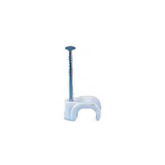Gelia 050400105 Johdonkannatin soikea, valkoinen, 3-5 mm, 100 kpl pakkaus