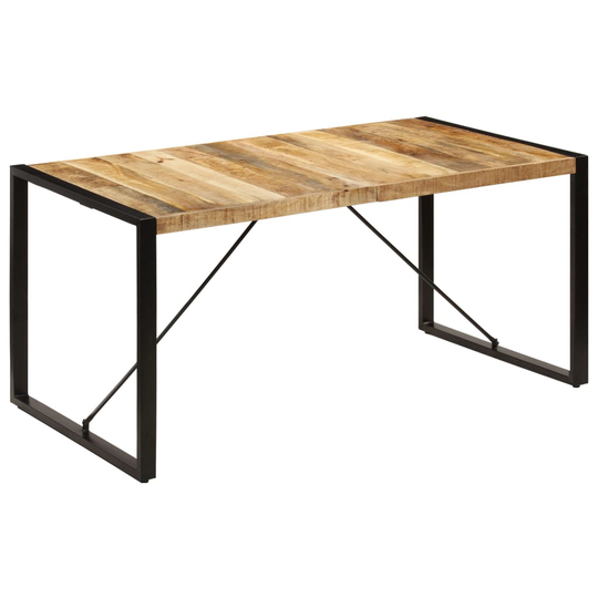 vidaXL Ruokapöytä 160x80x75 cm mangopuu