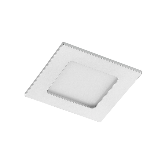 Prios Helina -LED-uppovalo, hopea, 11,5 cm