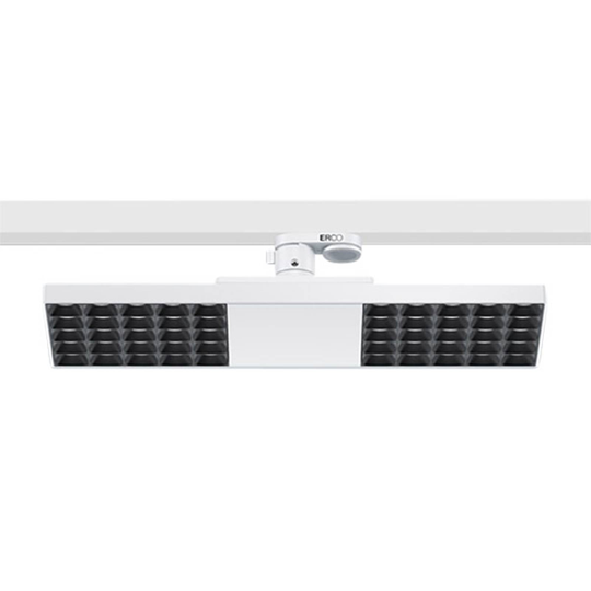 ERCO Jilly 230V 15W oval wide 840 valkoinen/musta