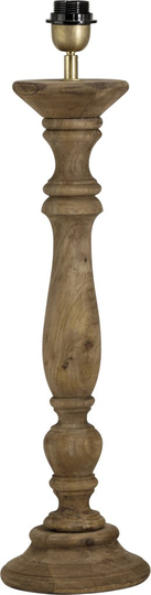 Lodge lampfot aged brown 38cm (puu)