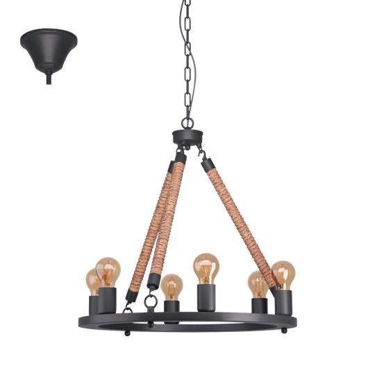 Findlay ceiling light (musta)