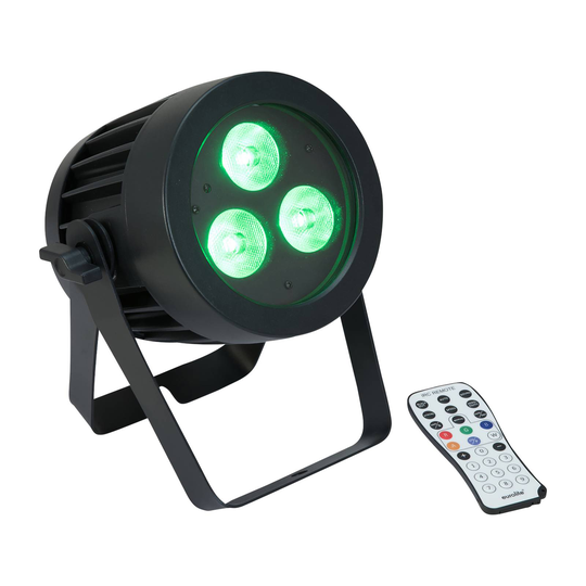 EUROLITE LED IP PAR 3x9W SCL -valonheitin IP65